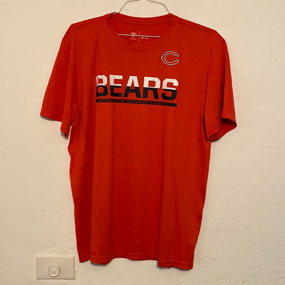 Chicago Bears Short Sleeve Nike dri fit